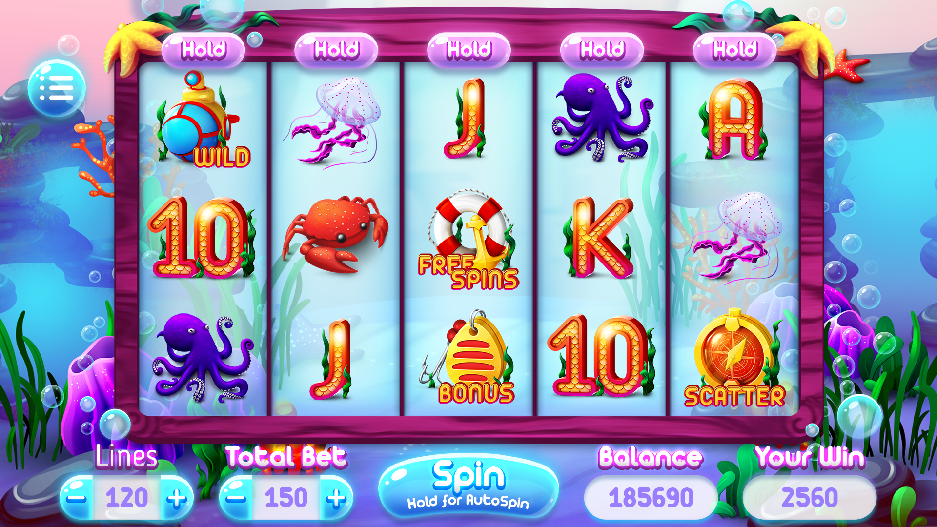 Aqua Slot Game